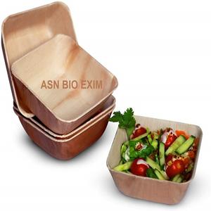 Plat de service jetable gravé en feuille de palmier Areca durable Assiettes de camping écologiques pour campings écologiques - Product Image 1