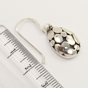 Handmade Plain <b>Silver</b> Cute Dangles Made From 925 <b>Solid</b> Sterling <b>Silver</b> Minimalist Daily Wear <b>Earrings</b> Perfect Women Jewelry - Product Image 2