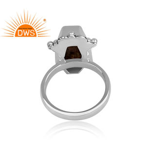 Bagues en argent Sterling 925 pour femmes, fabrication de bijoux, pendante naturelle, Labradorite, pierre précieuse, cercueil, offre spéciale - Product Image 4