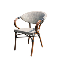 Fauteuil en rotin pour terrasse de restaurant Mingmeng – Vente chaude – Mobilier d'extérieur – Chaises de jardin – Guangzhou – Écologique