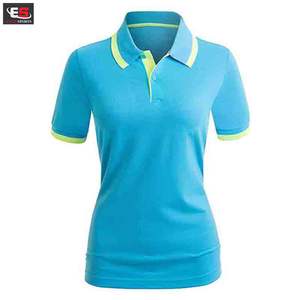 Camisetas de polo 100% algodón personalizadas para mujer Camisetas de manga corta para una comodidad elegante - Product Image 2