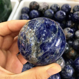Wholesale Polished Lapis Lazuli Sphere for Love and Healing, Stunning Gemstone Decoration for Home, Office or Meditation Space - Product Image 3