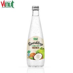 Bebida De Agua De Coco Con Coco 330ml VINUT Botella De Plástico - Product Image 1