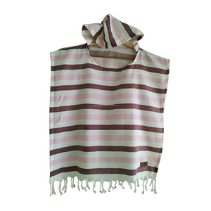 Hooded Pestemal Turkish <b>Towel</b> Beach Pool <b>Poncho</b> for All Sizes Bahamas Pinkies Christmas Space Valentine Bag Baby - Product Image 5
