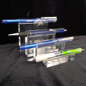 6-Layer <b>Acrylic</b> Desktop <b>Pen</b> Organizer and Ink Rack Stand Convenient Tabletop Display Rack Holder - Product Image 3