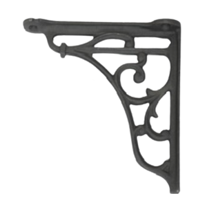 Gang kim loại tam giác khung đen Châu Âu thiết kế Wall Mount Kệ chân đế <span class=keywords><strong>5</strong></span> "x <span class=keywords><strong>5</strong></span>" - Product Image 1