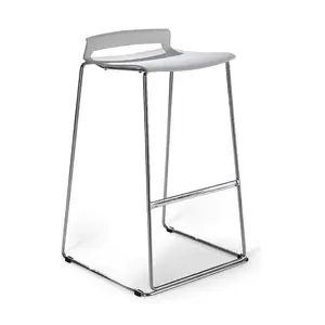 Chair Metal Industrial Stainless Steel Bar Stool For Cafe Wholesaler Supplier Side Stool Furniture Round Chair made in India