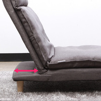 Canapé inclinable moderne et réglable avec dossier, pliable, avec housse amovible, pour salon, mobilier de maison, coussin de sol, siège.