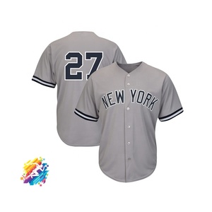 Maillot de softball/baseball Formula1 Industries New York, prix d'usine, vente en gros, personnalisé, bonne qualité, Spandex/Polyester, col en V - Product Image 1