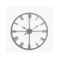 Reloj de pared de diseño único con números romanos, lujoso, decorativo, estilo romano, personalizado