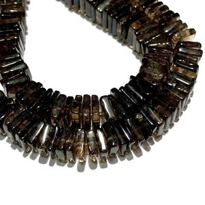 Cuentas de piedras preciosas sueltas con forma de cuarzo ahumado, fabricación de joyas, collar/pulsera, precio mayorista por hebra, calidad superior natural - Product Image 1