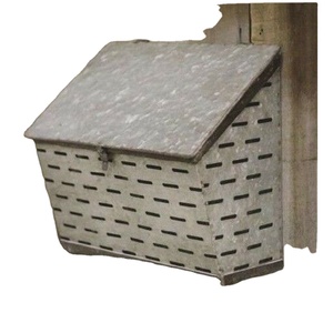 Wall Bin/Box Storage Galvanized Metal Pocket Organsier Decorative Storage Bins For Shelves Low Price Product Raw Finishing