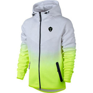 Sweat à capuche unisexe blanc, Streetwear de haute qualité, surdimensionné, en tissu polyester, Logo personnalisé, 100% coton - Product Image 1