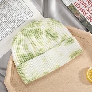 Chapeau beanie rayé en coton jacquard avec logo personnalisé du fabricant pour adultes, impression numérique, hiver, automne - Product Image 5