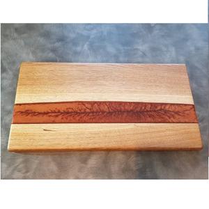 Planche à fromage en résine rouge Blocs à découper en bois en résine pour fruits et légumes - Product Image 4