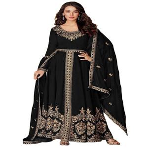 Ropa de fiesta de diseñador estilo indio para mujer, traje de boda Salwar Kameez con nueva moda colorida Dupatta precio al por mayor - Product Image 1