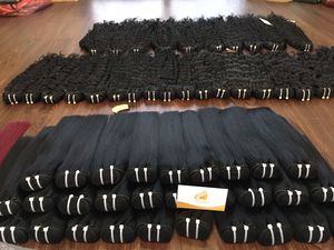 Venta al por mayor 100g sedoso vietnamita Remy trama de cabello humano 30 pulgadas onda recta mejor precio materia prima para pelucas orden de muestra - Product Image 2