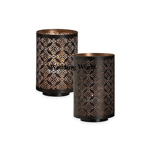 Decorative Metal <b>Tealight</b> Holder Round Shape Set Of Three Candle Holder Classic Stylish Wholesale New Metal Votive Holder - Product Image 2