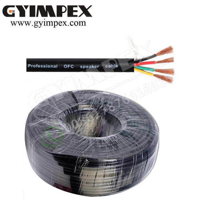 Pro Audio Sound Touring Grade SC425 Wholesaler Professional 14 Awg 4 Core Low Noise OFC Loud Speaker Cable