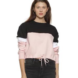 2026 Fall Clothing For Women Color Block Pullovers <b>Long</b> Sleeve Crew Neck <b>Ladies</b> <b>Sweatshirt</b> - Product Image 1