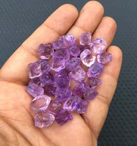 Piedras naturales de amatista rosa, piedras naturales curativas, para hacer joyas, colección de piedras, 50 piezas - Product Image 2
