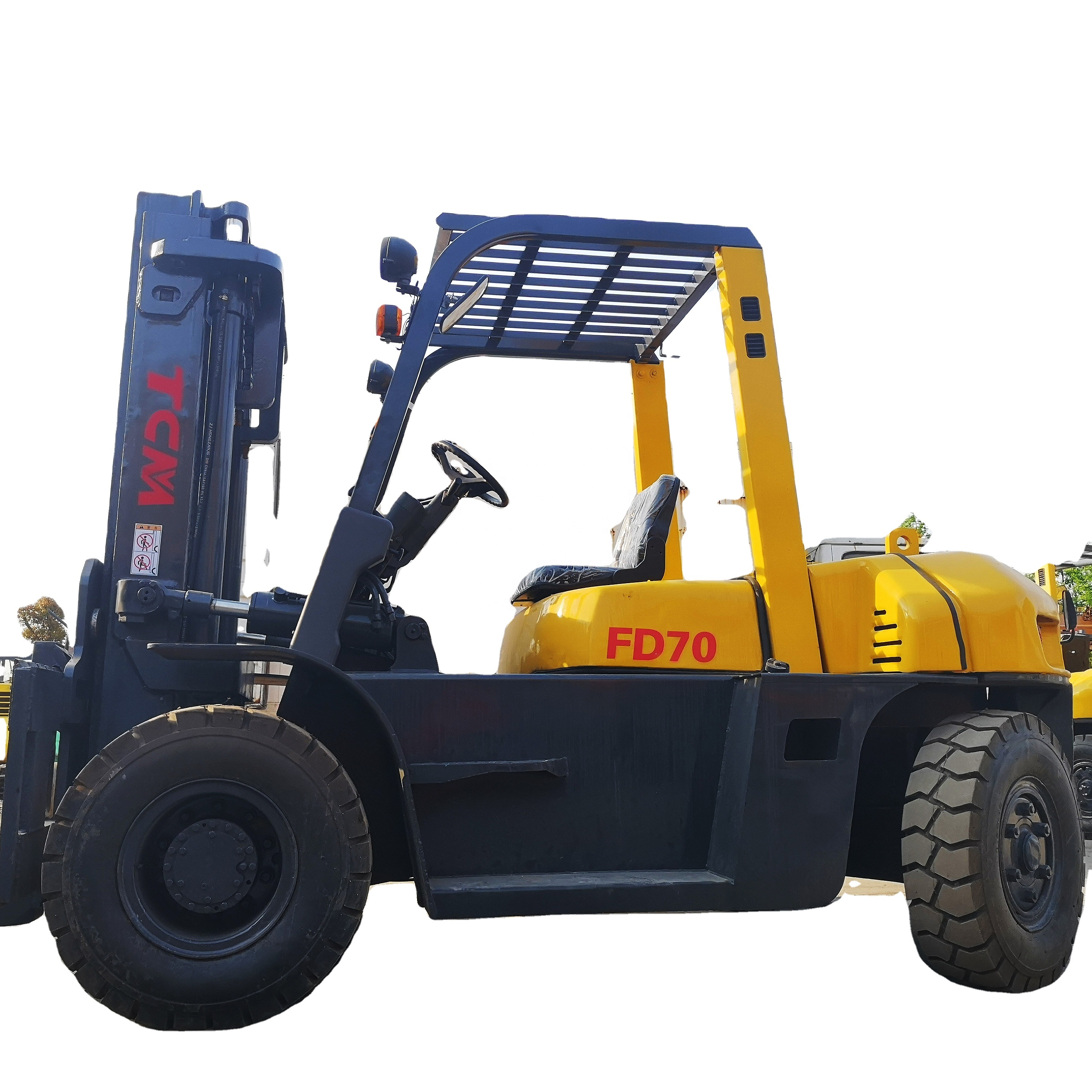 日本中古7トンディーゼルフォークリフトtcmFD70中古