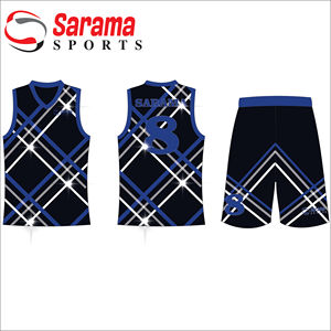 Uniforme de basket-ball professionnel en polyester de haute qualité avec design et logo personnalisés, - Product Image 3