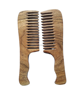 Peigne en bois d'acacia naturel, pour maison hôtel, vente en gros, offre spéciale - Product Image 1