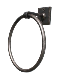 Anillo de toalla de hierro forjado, diseño clásico antiguo hecho a mano, moderno, elegante, con logotipo personalizado, decorativo - Product Image 5