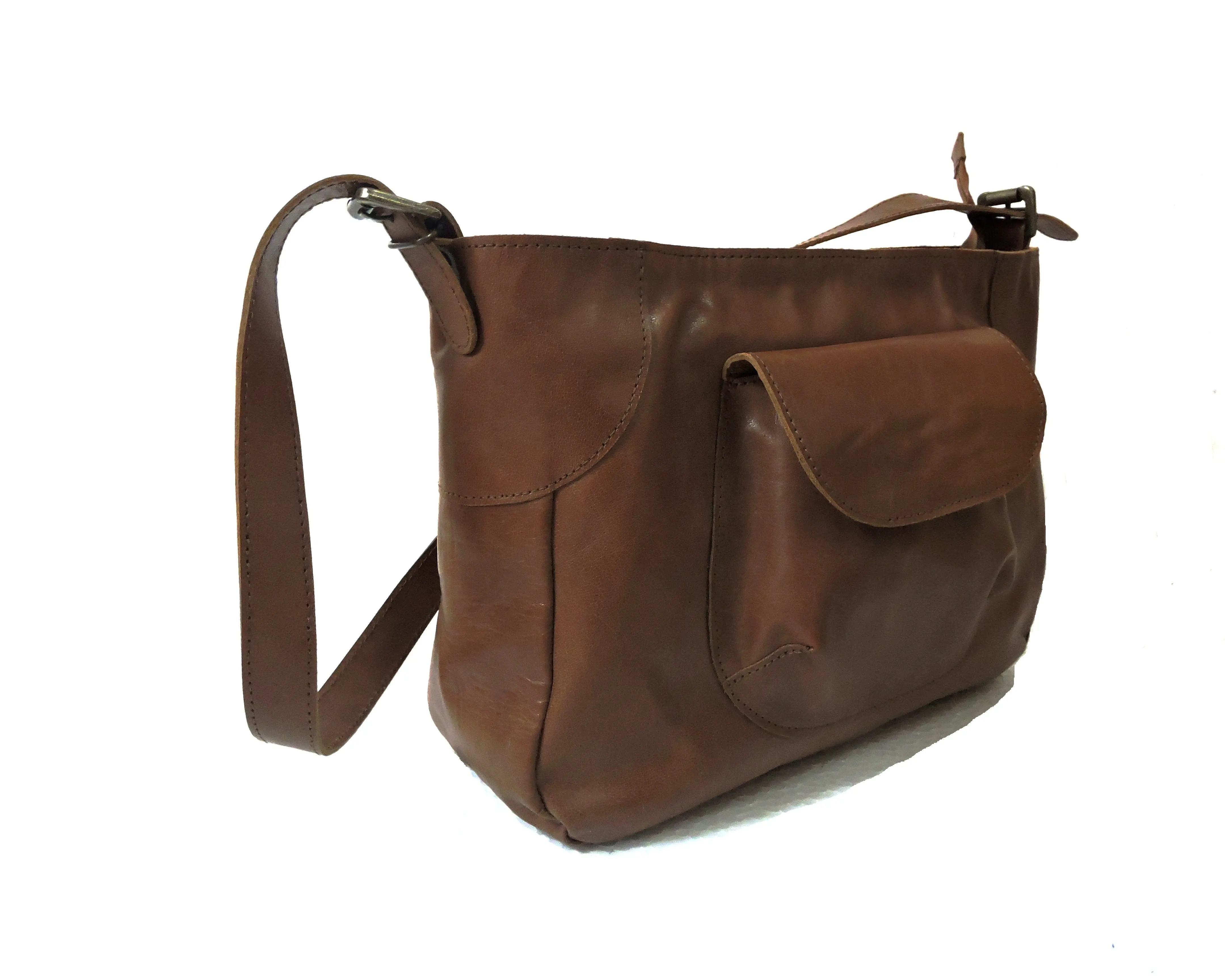 Tas tangan kulit asli kustom dompet tas Tote untuk wanita bahu kantor dan kolase tas belanja wanita untuk penggunaan sehari-hari