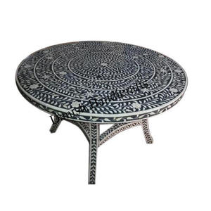 Présentoir de designer Table exceptionnelle Meubles décoratifs pour la maison Présentoir de chambre à coucher Table en incrustation d'os à bas quantité minimale de commande et prix - Product Image 3