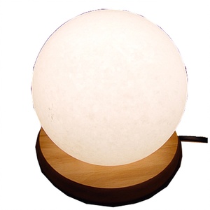 Lámpara de Sal Orgánica Rosa en Forma de Globo, Modelo Tallado SE-6039 - Fabricante en Pakistán por Sian Enterprises - Product Image 6