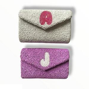 Mini sac à enveloppes personnalisé perlé à la main avec des perles disponibles en vrac au prix de gros du fournisseur indien - Product Image 3