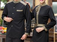 Vestes et uniformes de chef écologiques en gros avec logo personnalisé pour les services d'hôtellerie, de restauration et de traiteur unisexes