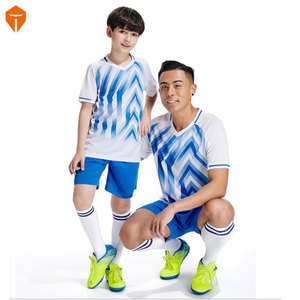 Soccer uniform custom new design soccer football jersey set hot sale football sublimation black red white and men - Product Image 4