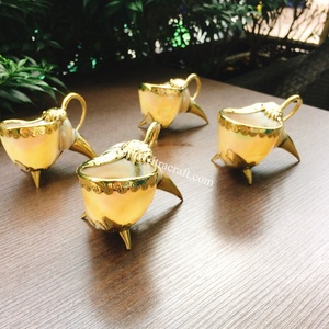 Concha de perla madre incrustado, chapado en oro de Vietnam - Product Image 4