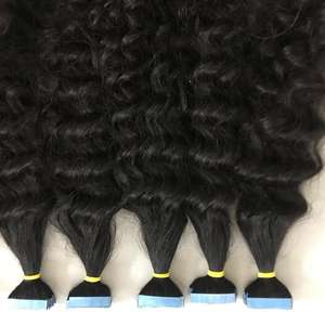 10A Virgin Remy Human Double Drawn <b>Cheap</b> Wholesale Vietnamese Styles,Human Hair Wavy Tape <b>Extensions</b> - Product Image 3