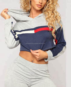 ชุดวอร์มผู้หญิงแบบเรียบชุดวอร์มเข้ารูประบายอากาศ - Product Image 5