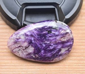 พลอยชาโรไซต์สีม่วงแบบรัสเซีย,อัญมณีชาโรไซต์ทรงหลวมทำจากหินขัด - Product Image 5