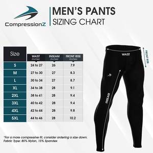 2021 Hot Men's Pants Compression Base Layers Skin Tights Men Sport Pants Jogging Leggings Running Pants compression tights 2021 - Product Image 5