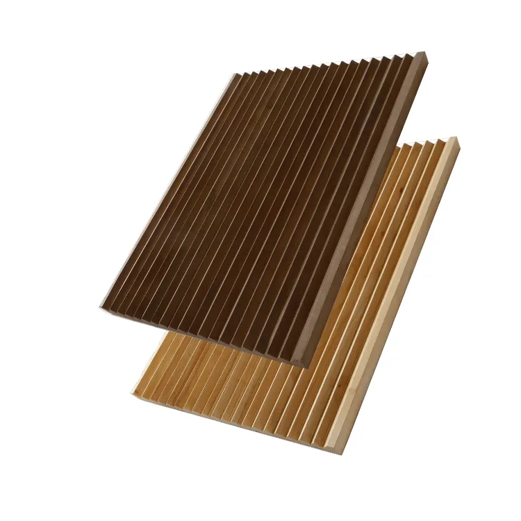 पर्यावरण हरी डिजाइन दीवार 3D मुद्दा लकड़ी पाइन ओक Slats लकड़ी के पैनल ठोस लकड़ी बोर्ड के लिए बाहरी