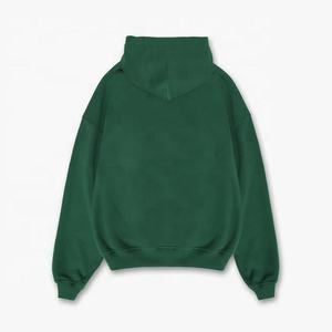 เสื้อฮู้ด500gsm บ็อกซี่แบบว่างเปล่ามีฮู้ดผ้าคอตตอนโอเวอร์ไซส์ผู้ผลิตแบบกำหนดเอง - Product Image 6