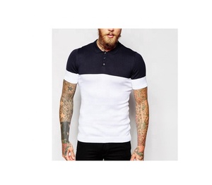 เสื้อโปโลสำหรับผู้ชายผ้าฝ้าย100% แขนสั้นพิมพ์โลโก้ได้ - Product Image 4