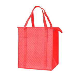Reusable Collapsible Thermo-O-<strong>Tote</strong> Insulated Grocery Lunch Cooler Grocery <strong>Tote</strong> <strong>Bag</strong> With <strong>Zippered</strong> Top and Reinforced Handles - Product Image 4