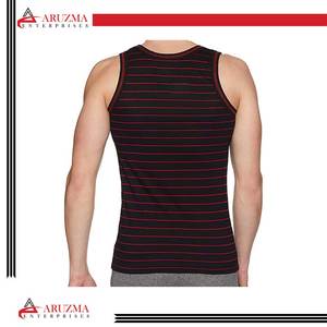 High Quality Men's Casual Exercise Quick Dry Fitness Stringer Singlet with Custom Logo Print Excellent Material Tank Top for Men - Product Image 3