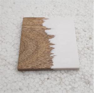 Tapis et tampons en bois de résine noire transparente Vaisselle pour la décoration de cuisine - Product Image 5