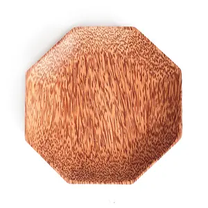 Kokosnuss-Holz teller für kunden spezifische Form