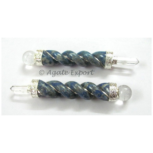 Lapis Lazuli Sculpté Baguettes pour la décoration - Product Image 1