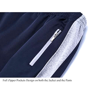 Ropa de entrenamiento de alta calidad para hombre superventas, elegantes chándales deportivos con cremallera para invierno, ropa deportiva única y elegante para - Product Image 5