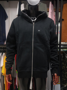 Sudadera con capucha deportiva para hombre, prenda deportiva con logo personalizado, estilo tira a la moda, con cremallera, para invierno - Product Image 3